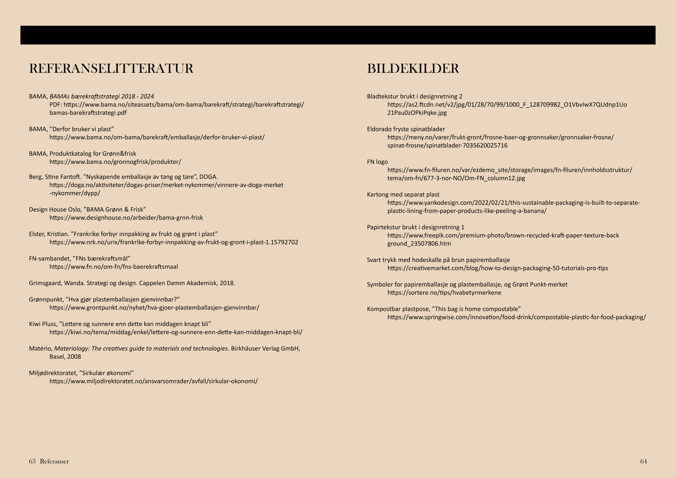 spinatrapport oppslag